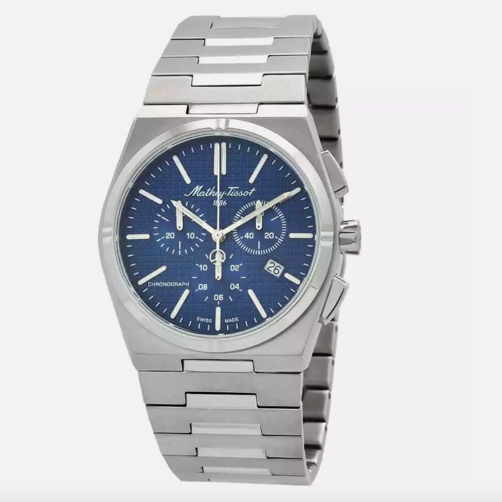Mathey-Tissot Chrono Chronograph Blue Dial Men's Watch